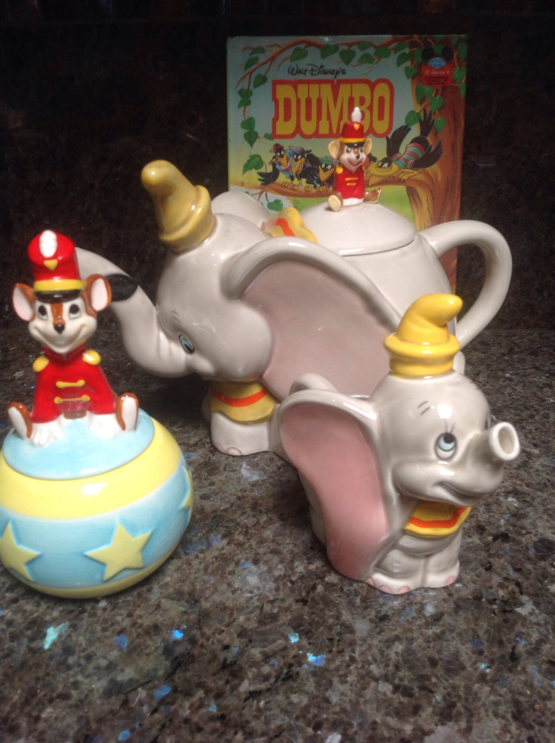 RARE LARGE Disney Dumbo Tea Set With Large Teapot Dumbo - Etsy