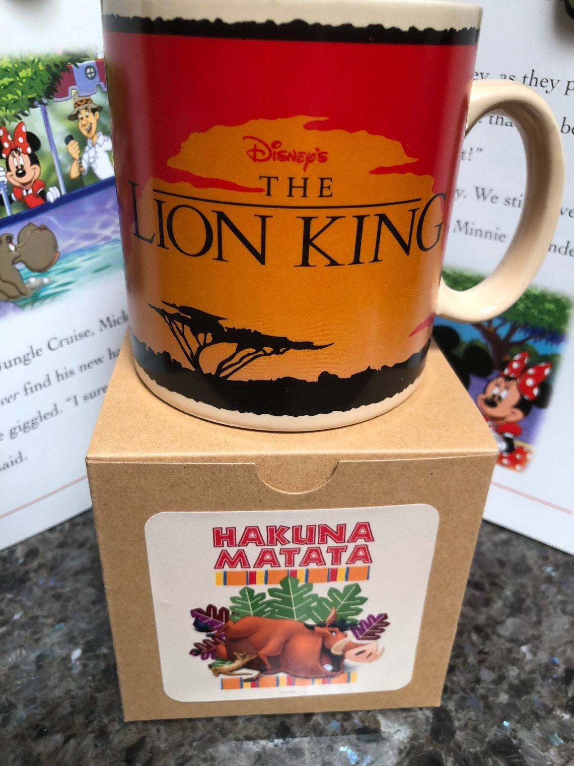 Walt Disney THE LION KING Coffee Mug Applause in Disney Themed | Etsy