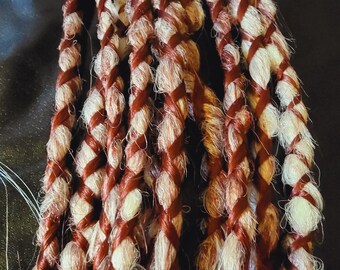 Sriracha, juego de 10, extensiones de rastas sintéticas SE