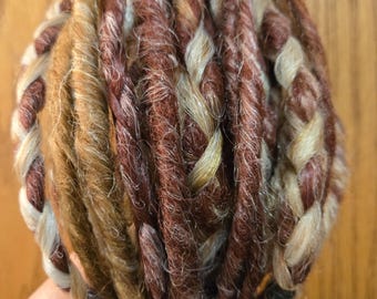 Cherry Pie, SE, Juego de 10 extensiones cortas para capas: extensiones de rastas sintéticas