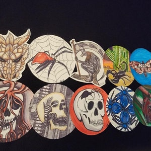 Creepy Mix Vinyl Sticker Pack