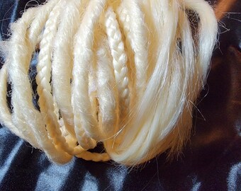 Extensiones de rastas sintéticas SE, rubio decolorado, paquete de 10