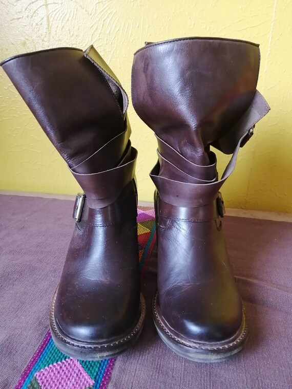 Jeffrey Campbell 38-size chocolade bruine laarzen voor vrouwen - Etsy  Nederland