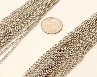 18” base metal curb chain