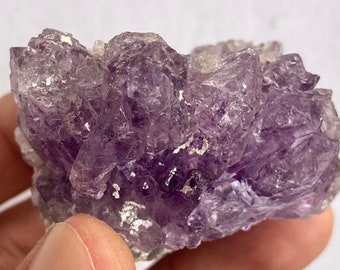 Ultra Rare Karur District Sceptered Amethyst Cluster. Gemmy Purple Amethyst Crown. Elestial Skeletal Flower Amethyst Sprays. Indian Amethyst