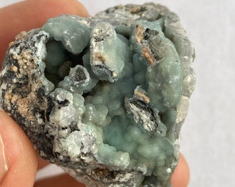 Aqua Blue Smithsonite, Rare Collectable, Gemmy, Top Quality, Specimen, Natural, Gemstone, Smithsonite, Stone, Raw, Rough, Cluster, Gem.