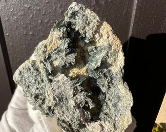 Raw Blue Vivianite Crystal Cluster, Rare Idaho Specimen