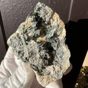 Raw Blue Vivianite Crystals from Idaho. Old Stock Rare Crystal Specimen, Specialty Collectors Small Cabinet Cluster, Rarest Gems on Earth.