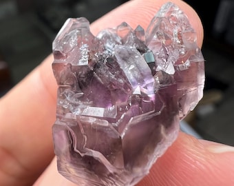 Rare Smoky Amethyst Elestial Scepter Point, Inyo County Gem
