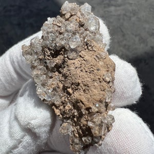 Celestine aka Celestite from Maybee Monroe Co., Michigan in the Scofield Quarry. Blue Celestite Geode, raw Celestite, rare Celestite