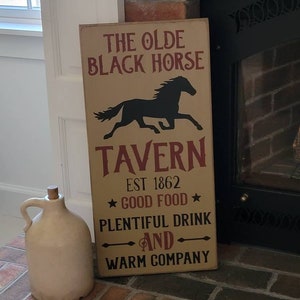 Black Horse Tavern sign