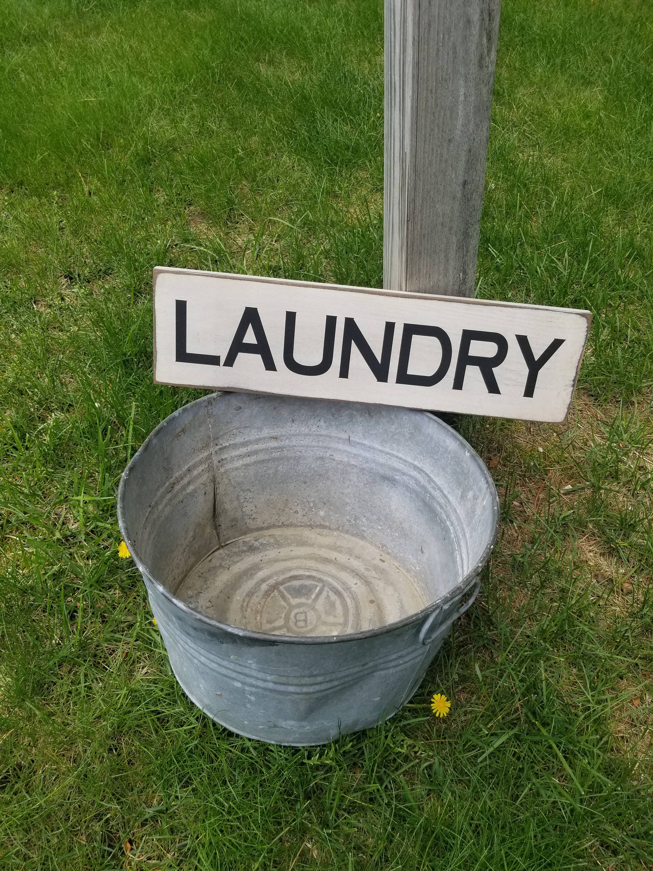 LAUNDRY Wooden Sign, Farmhouse Décor, Fixer Upper, Home Décor, Rustic