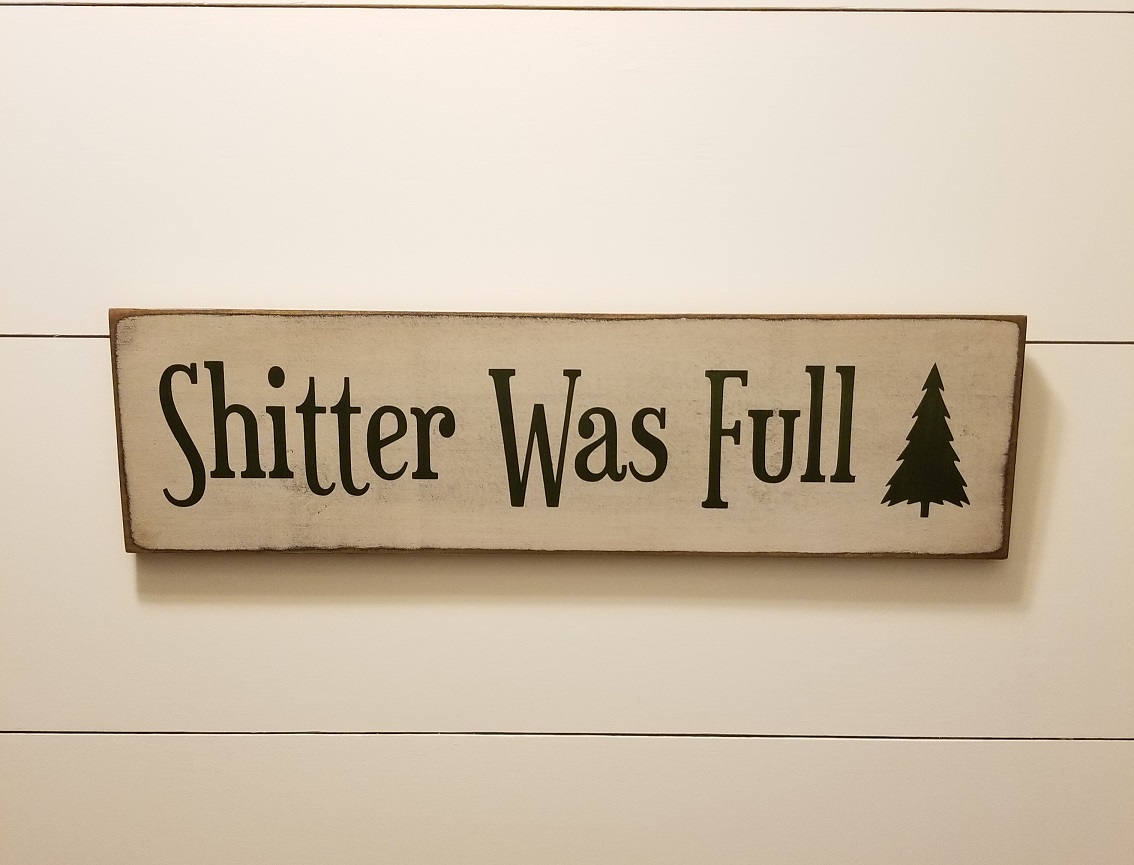 Shitters Full Christmas Bathroom Signs Adult Coloring Book Epub-Ebook