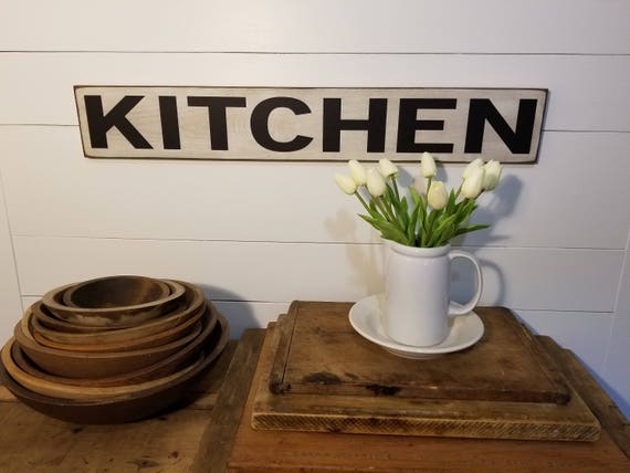 Kitchen Sign - Farmhouse Decor- Rustic Wooden Sign - Primitive Sign - Kitchen Decor - Farmhouse Sign - Fixer Upper - Bakery Sign - Farmhouse