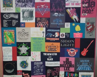Young Girl's T-shirt Quilt