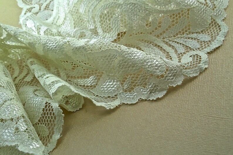 5 inch wide stretch lace