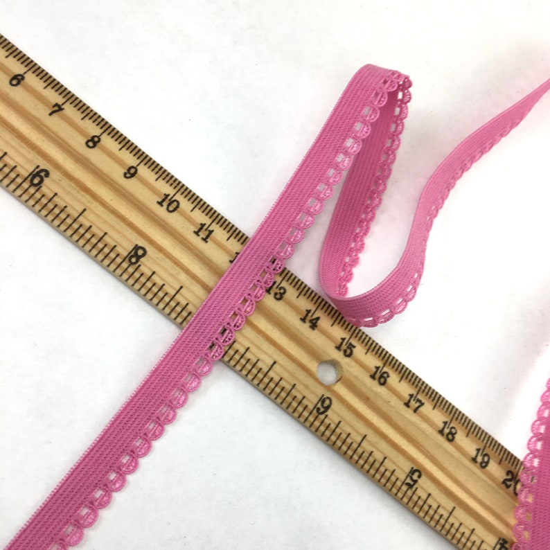 5yd Picot Stretch Skinny Elastic Trim Rick Rack 3/8 pulgadas Etsy