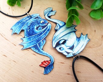 Toothless And Light Fury Tattoo