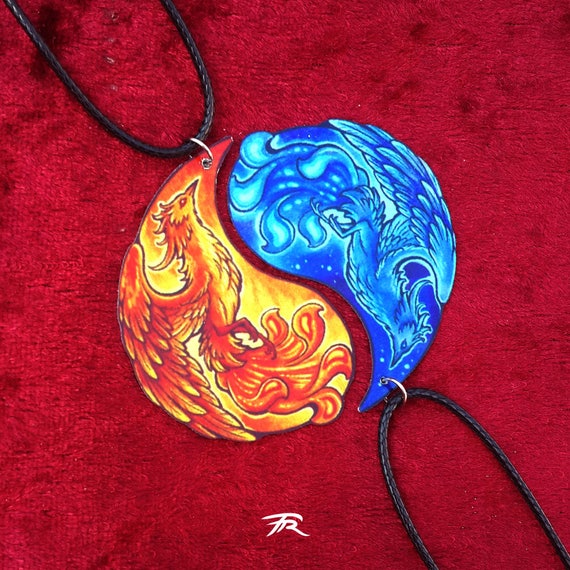 Fire and shop ice pendant