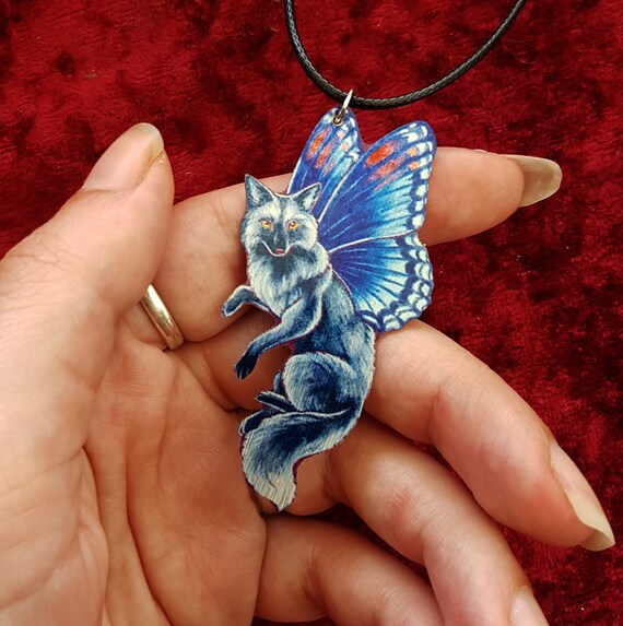 Silver fox deals pendant