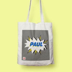 sac bandoulière personnalisé dont tous les super-héros rêvent ! Ce tote bag sera parfait pour montrer au monde entier vos super pouvoirs !