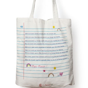 Regalo personalizado de la amante del bolso - "Gracias por ayudarme a crecer!"