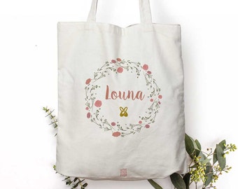 Kindertasche, Tanztasche, Cabas, Stofftasche, Canvas Bag, Schultasche, Geburtsgeschenk, Baby-Mama