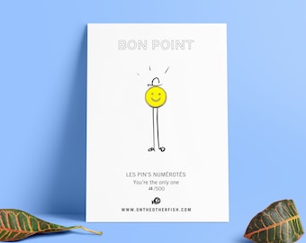 Pin's, Broche, Bijoux - Smiley - Bon point