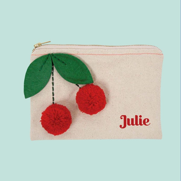 Trousse cerise personnalisée - Cherry Case