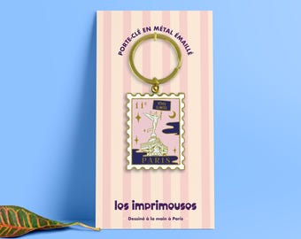 Key ring, accessory, decoration - Stamp 11th - Paris