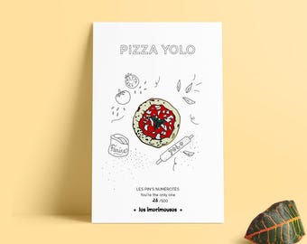 Pin, brooch, jewel - Pizza - Pizza Yolo