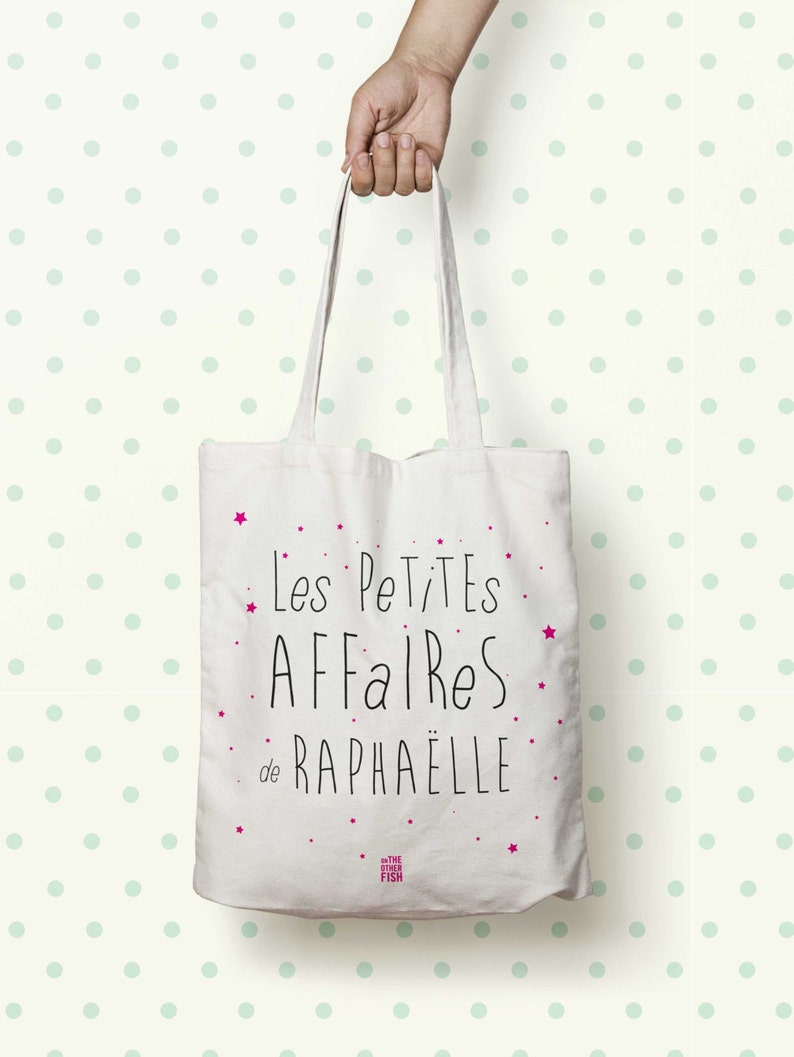 Tote bag personnalized nappy bag Little things of\u2026PINK handbag bag canvas tote bag Kids Name Tote bag market Toddler bags
