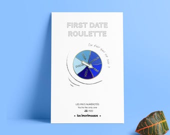 Pins, Brooches, Jewelry - Roulette - First Date Roulette - Valentine's Day