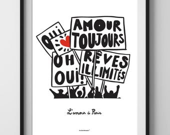 Poster - Paris Demonstrations - The Printers
