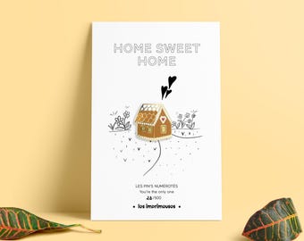 Pins, Brooches, Jewelry - Gingerbread House - Home Sweet Home