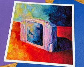 N64 Cartridge Art Print: 90s Gamer Gift (8x8 inches)