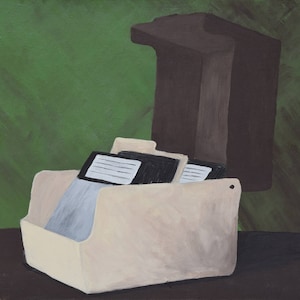 Floppy Disk Case - Giclee Reproduction - 10x8 inches - ready to frame