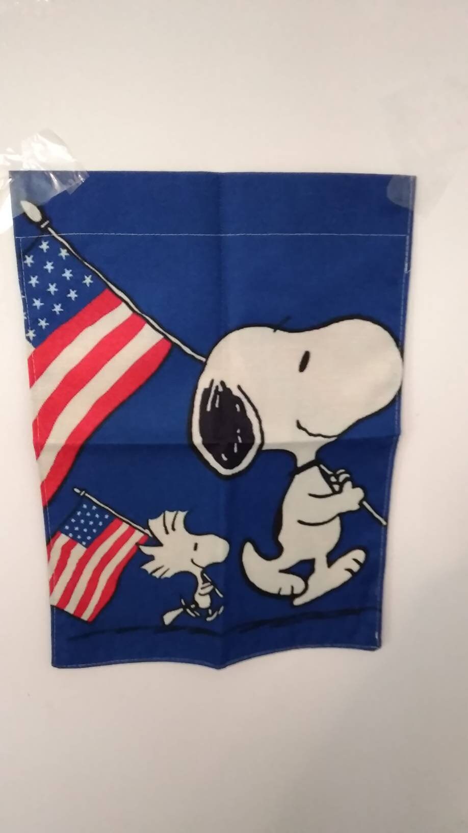 Peanuts Snoopy and Woodstock patriotic marching Garden flag. Etsy