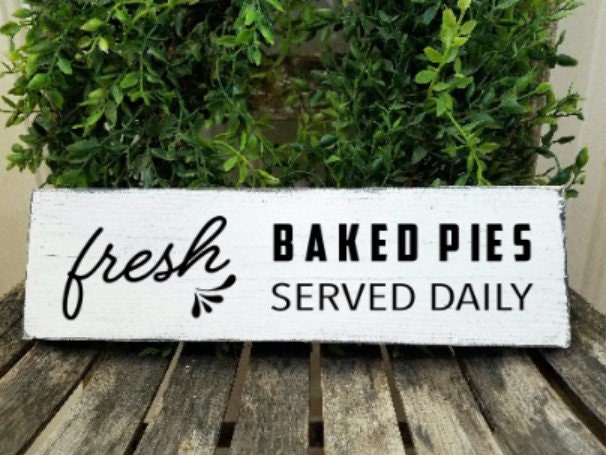 Fresh Baked Pies Sign - Etsy