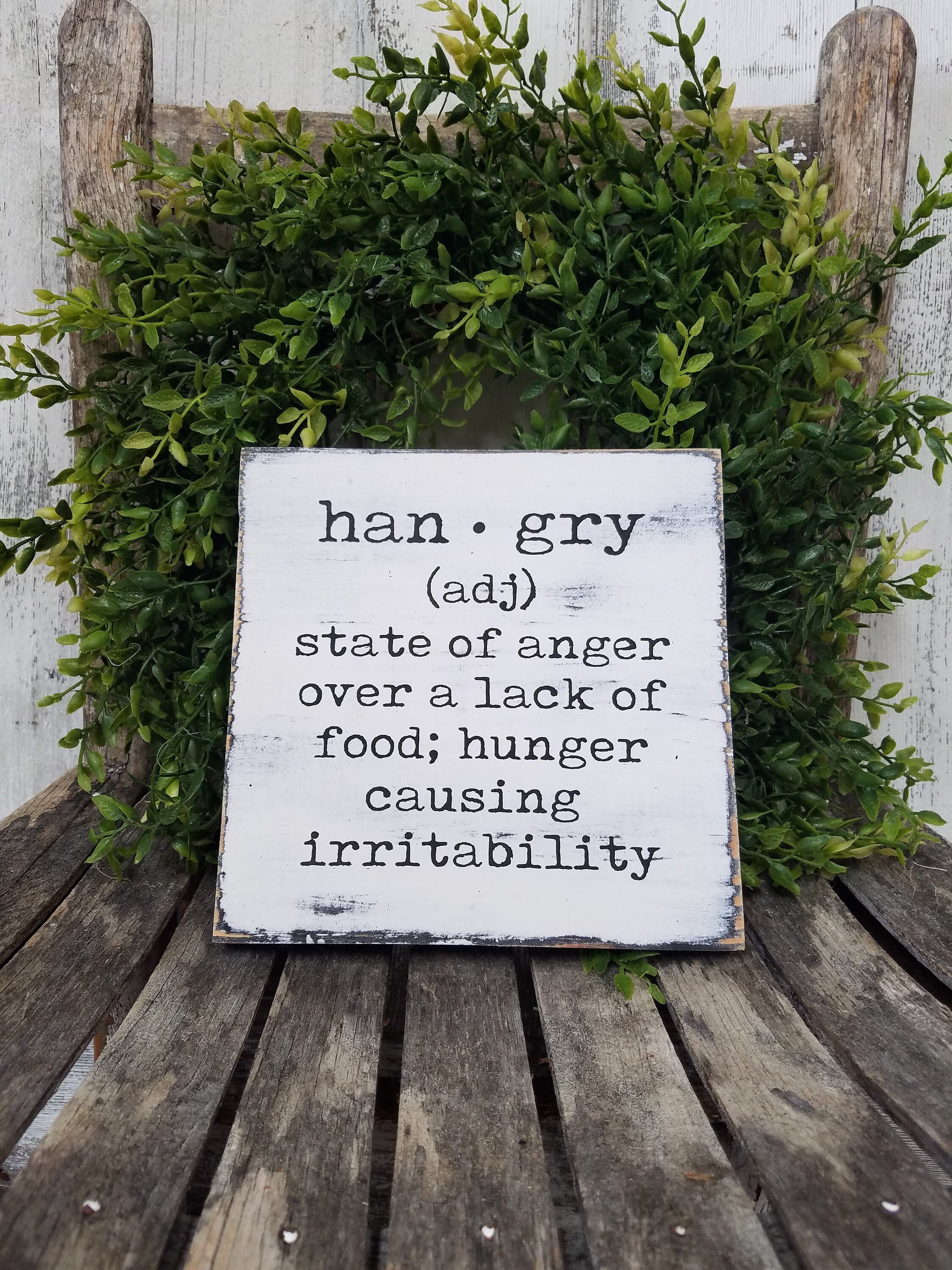 Today's Menu, Eat it or go hungry, funny kitchen sign for your home, Rustic  Farmhouse Home Decor, Perfect Housewarming Gift!