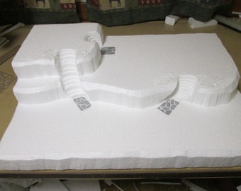 Village Display Platform D10(XLarge) Dept56 Lemax Dickens Snow Village North Pole Collection + More