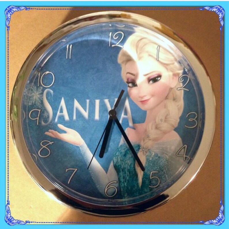 Children's Personalized Wall Clocks Etsy