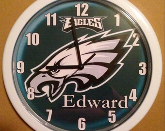 Personalized Philadelphia Eagles Wall Clock