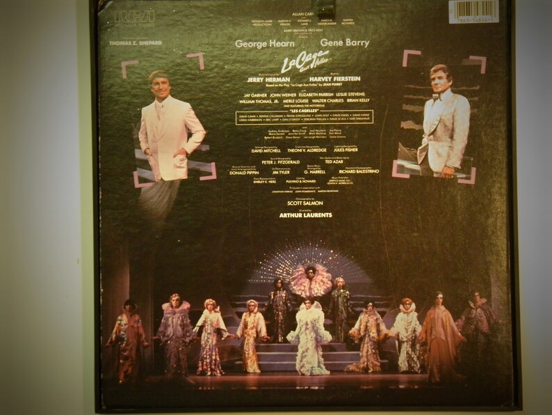 Glittered Record Album La Cage aux Folles image 3