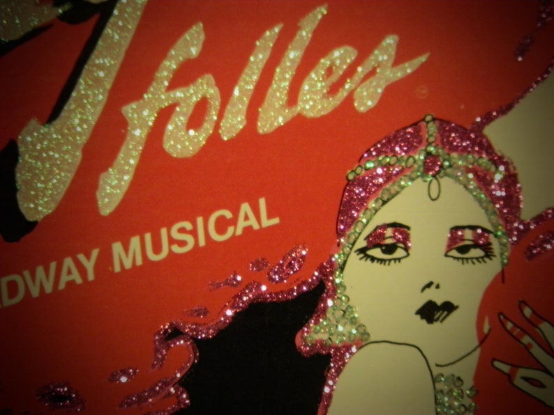 Glittered Record Album La Cage aux Folles image 2