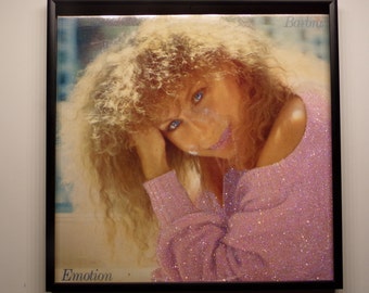 Glittered Record Album - Barbra Streisand - Emotion
