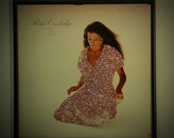 Glittered Record Album - Rita Coolidge - Love Me Again