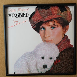 Glittered Record Album - Barbra Streisand - Songbird