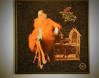 Glitzerbedeckten Record Album - Phyllis Diller - bist du bereit f&uuml;r Phyllis Diller
