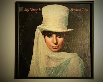 Glitzerbedeckten Record Album - Barbra Streisand - mein Name ist Barbra zwei